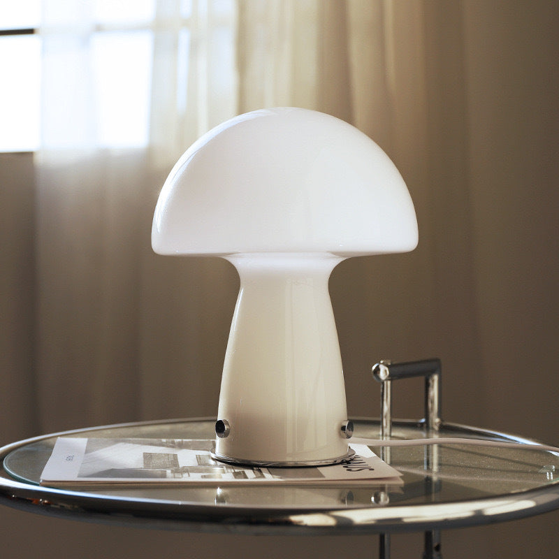 Mushroom Glass Lamp, included in the Cozy Desk Starter Set