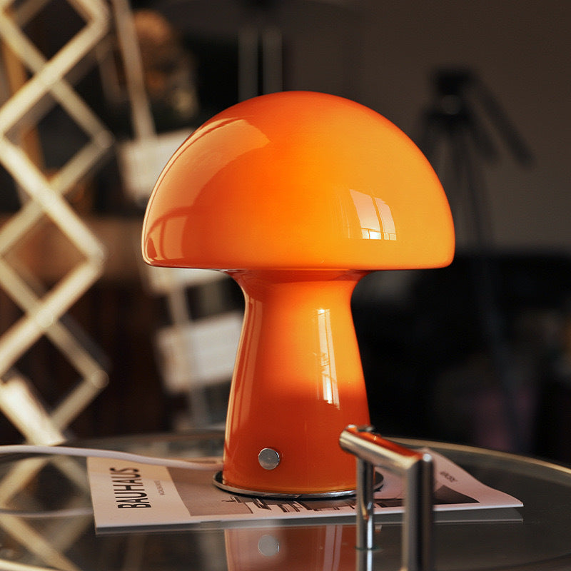Lumora Mushroom Glass Lamp