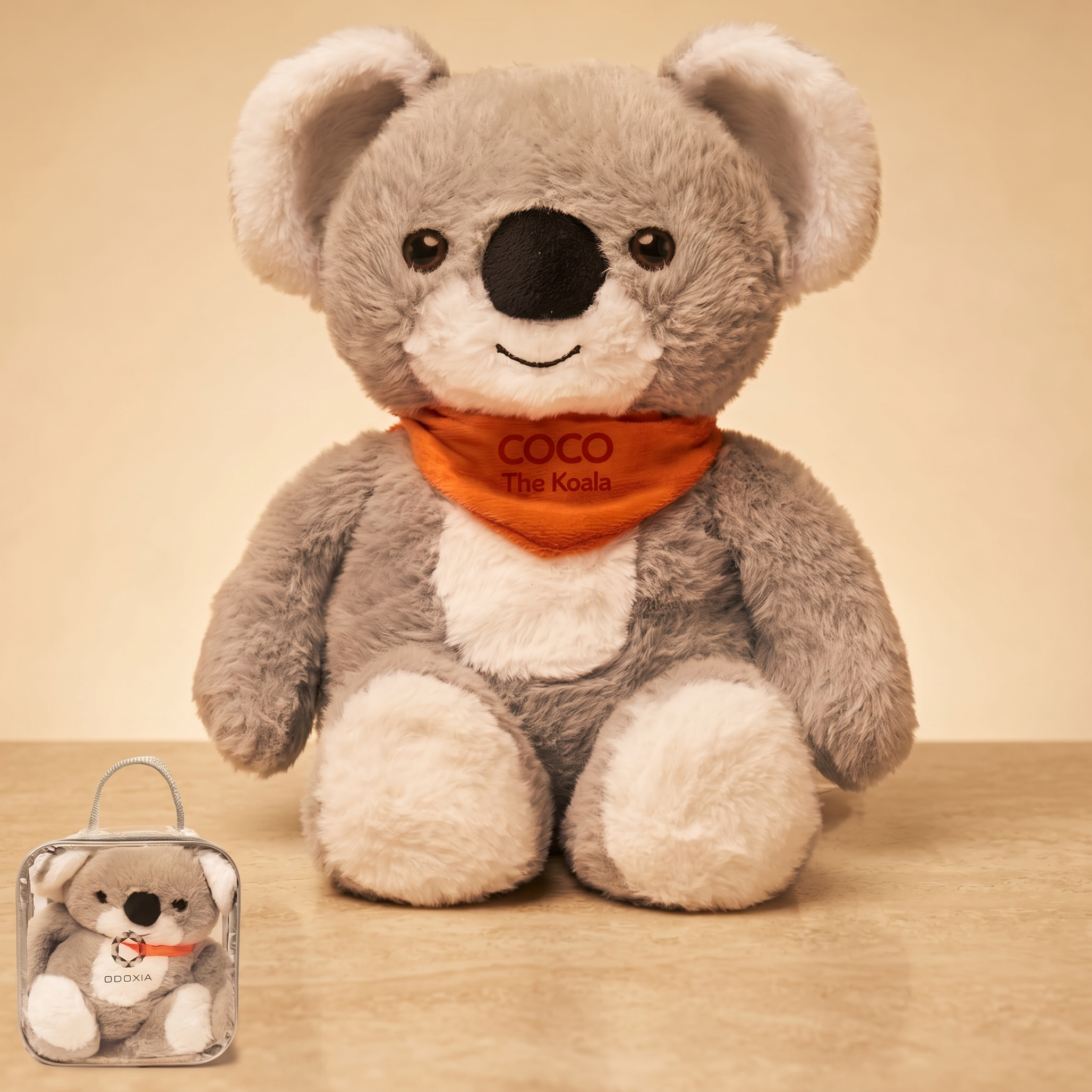 Lumora Weighted Koala Plush with Carry Bag